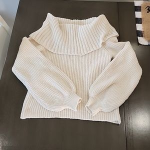 Forever 21 off the shoulder sweater.